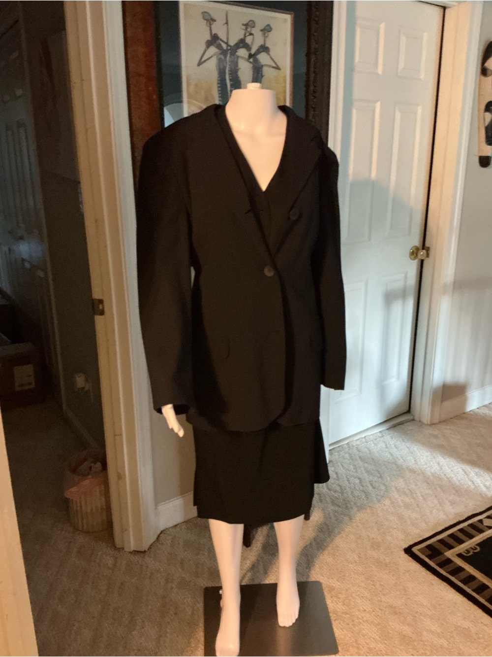 Ann Taylor Black Women’s Three-Piece Professional Suit